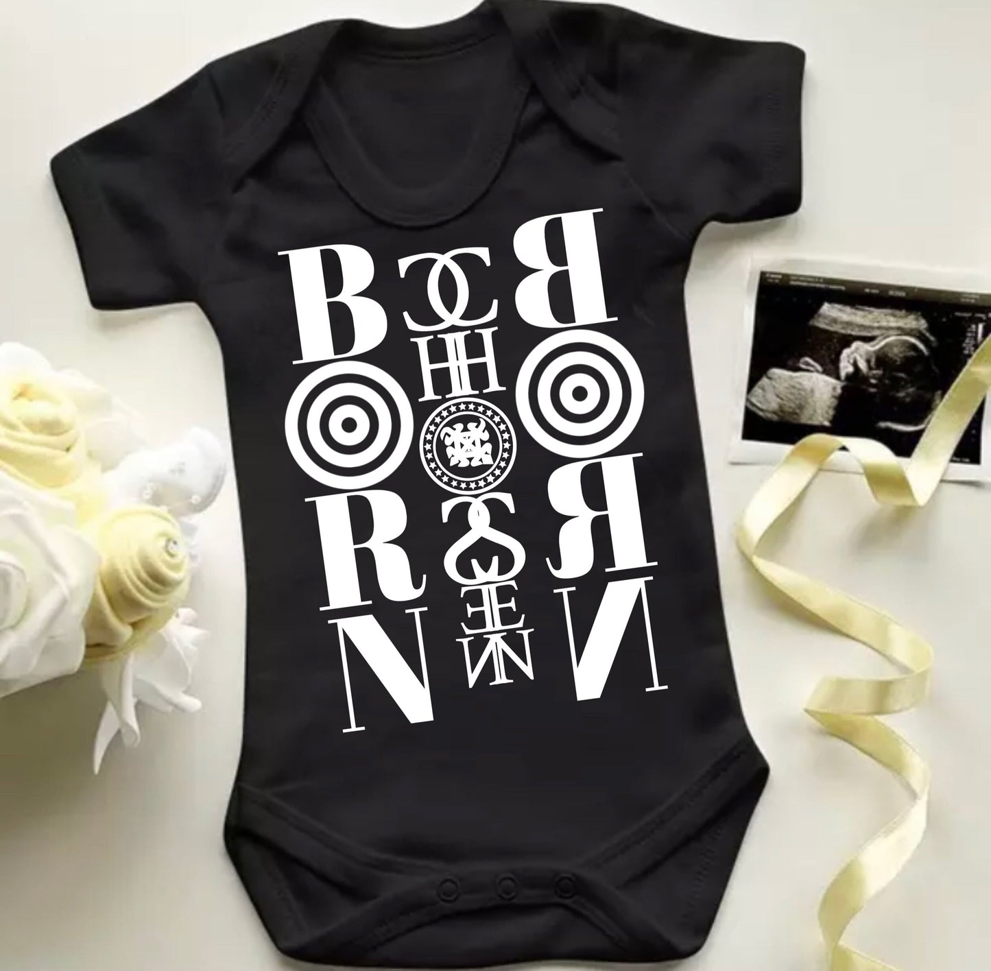 Chosen BORN newborn onesie