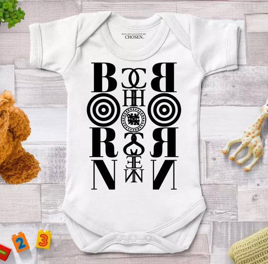 Chosen BORN newborn onesie