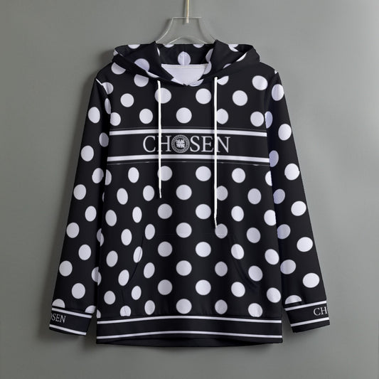 Chosen Black Polka Dot Hoodie