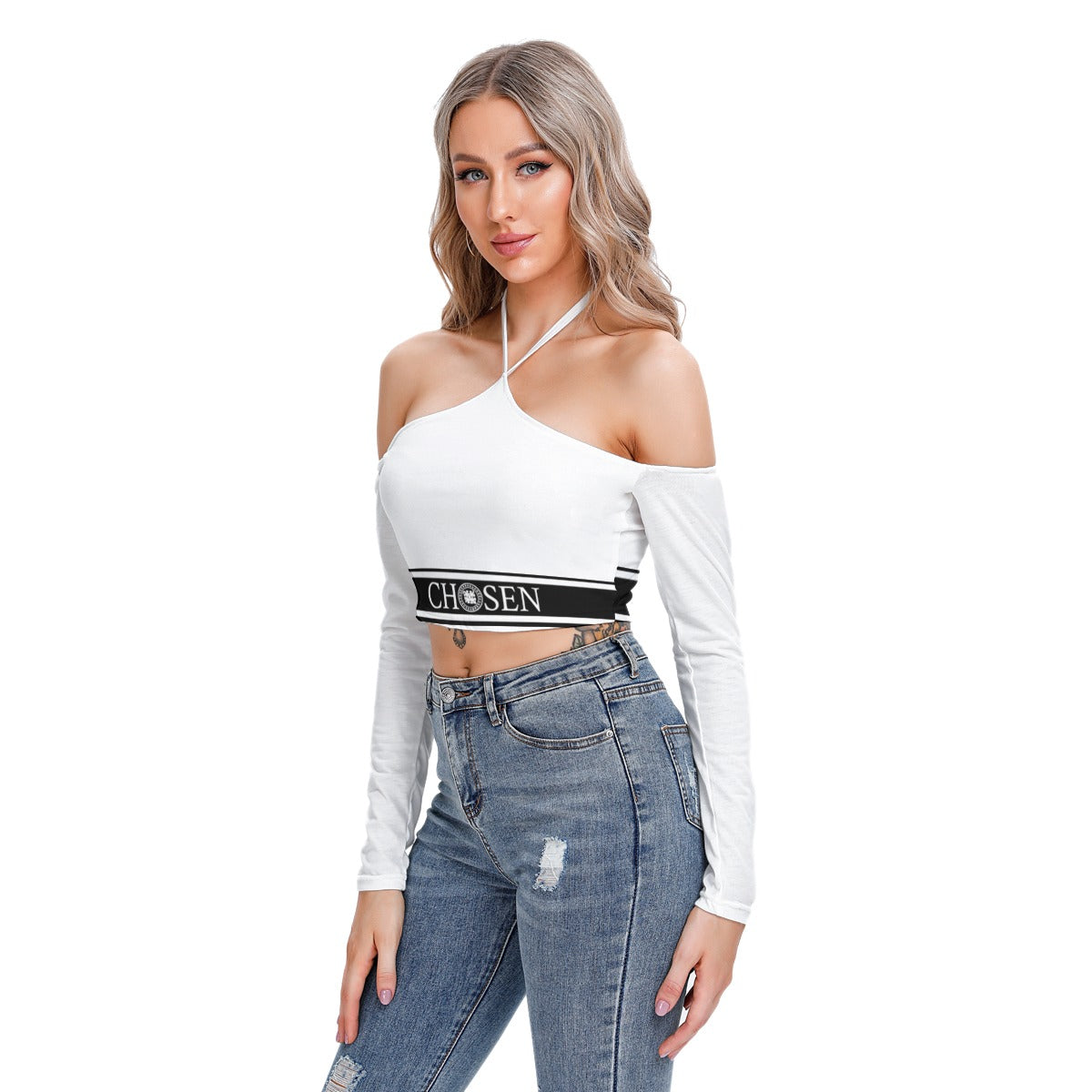 Chosen Women's Halter Lace-up Top