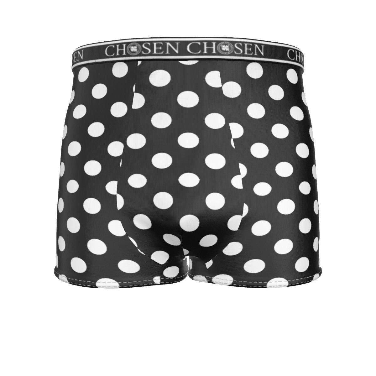 Chosen Black Polka Dot Men's Boxer Briefs