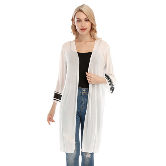 Chosen Women's V-neck Mesh Cardigan