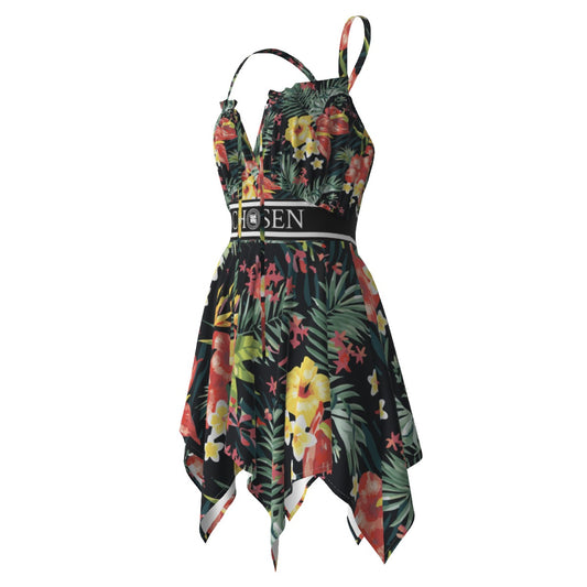 Chosen Floral Cross Strap Dress