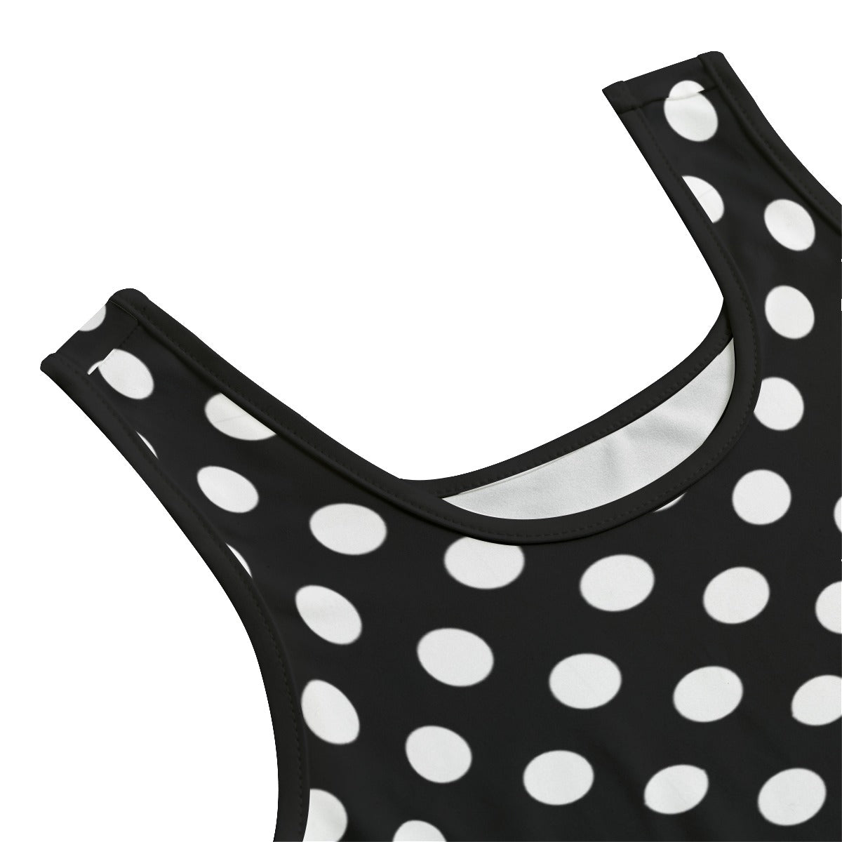 Chosen Black White Polka Dot Yoga Set