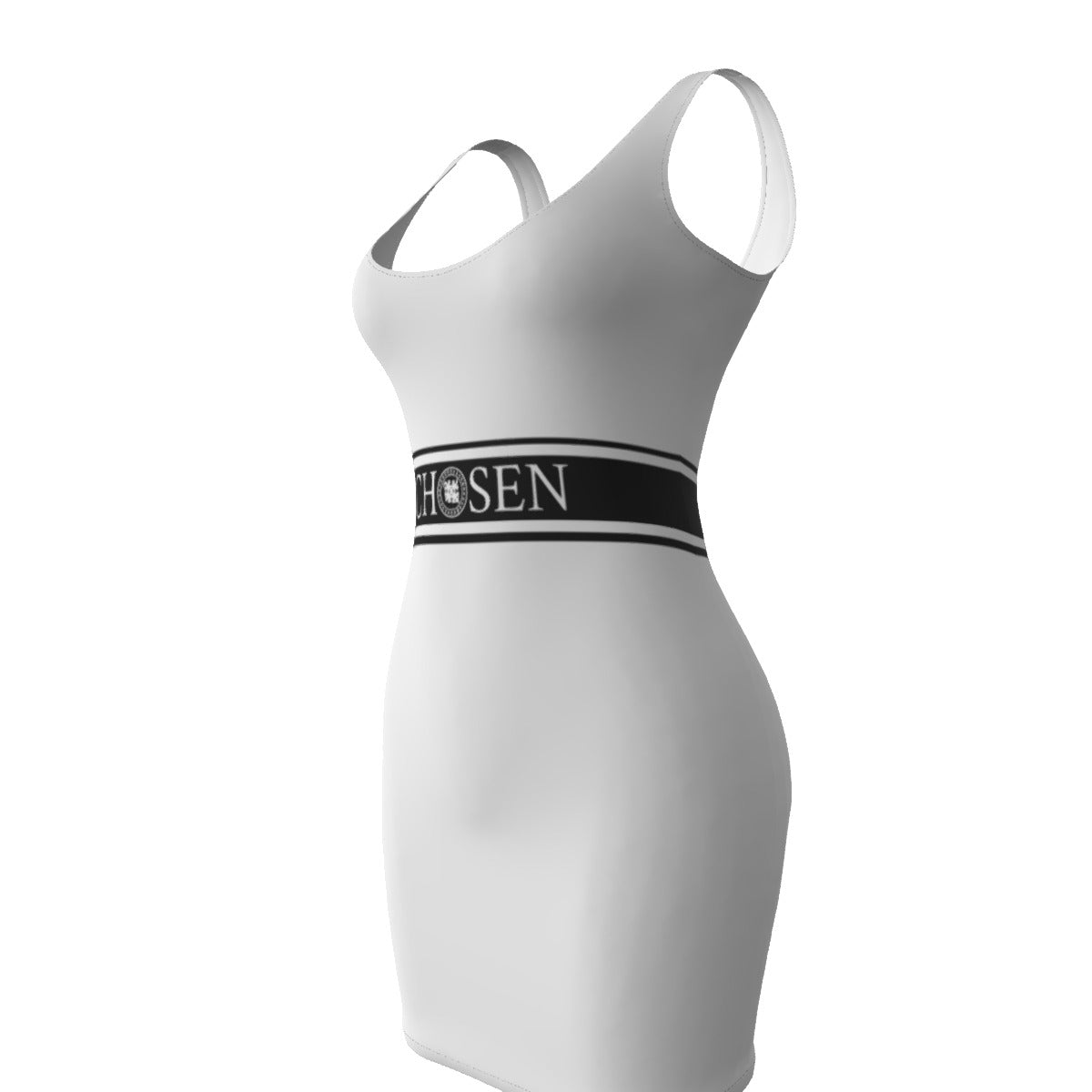 Chosen Icy White Women's Bodycon Dress