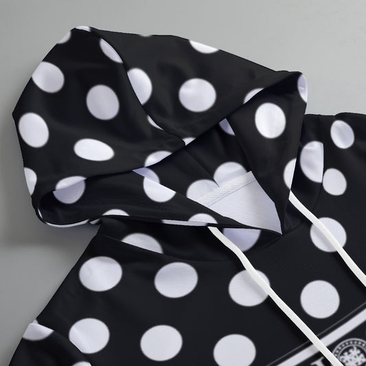 Chosen Black Polka Dot Hoodie