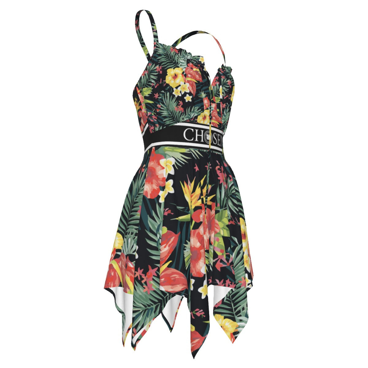 Chosen Floral Cross Strap Dress