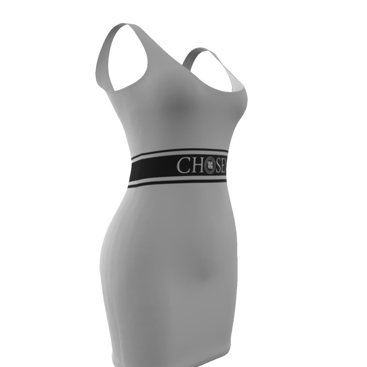 Chosen Icy White Women's Bodycon Dress