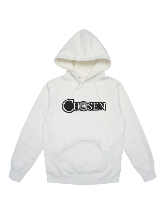 Chosen embroidery pullover hoodie