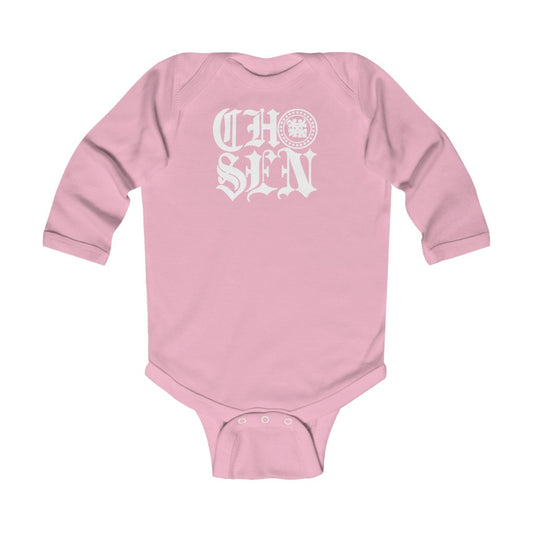 Chosen Old English Infant Long Sleeve Bodysuit