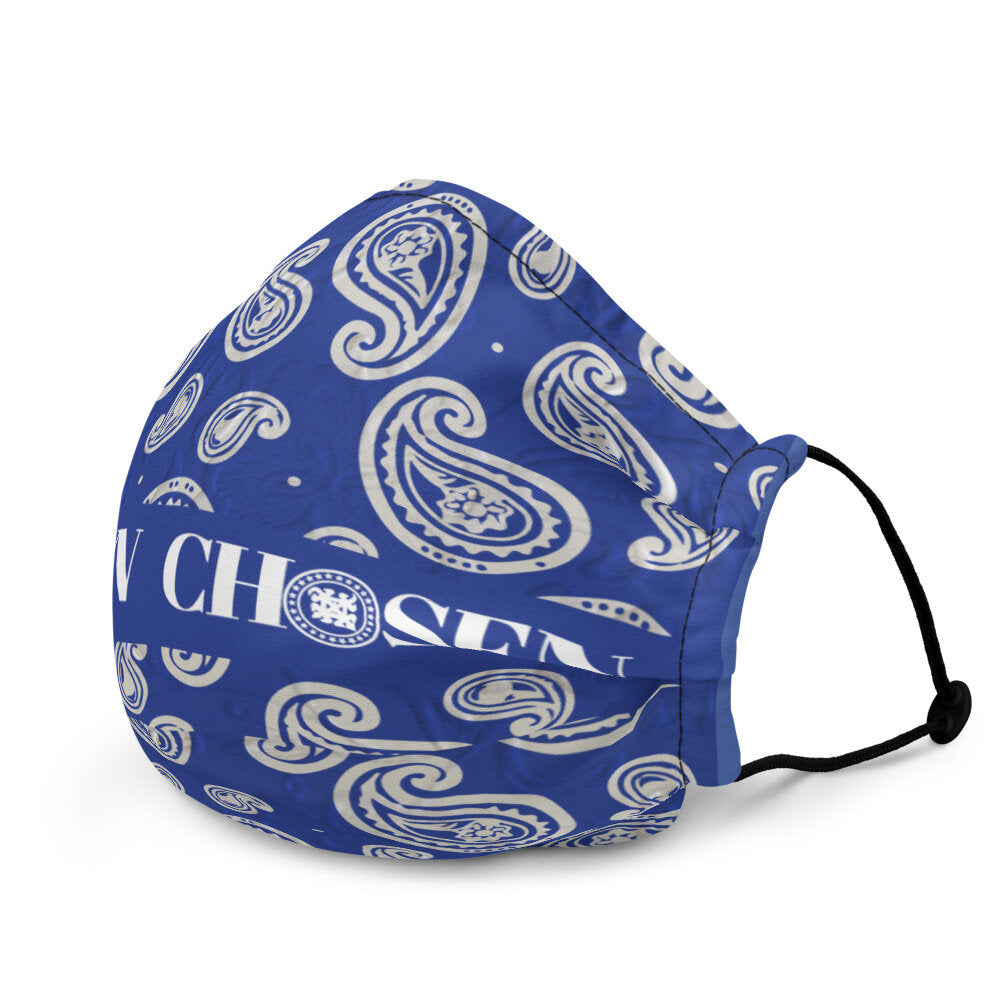 Chosen Blue Bandanna face mask