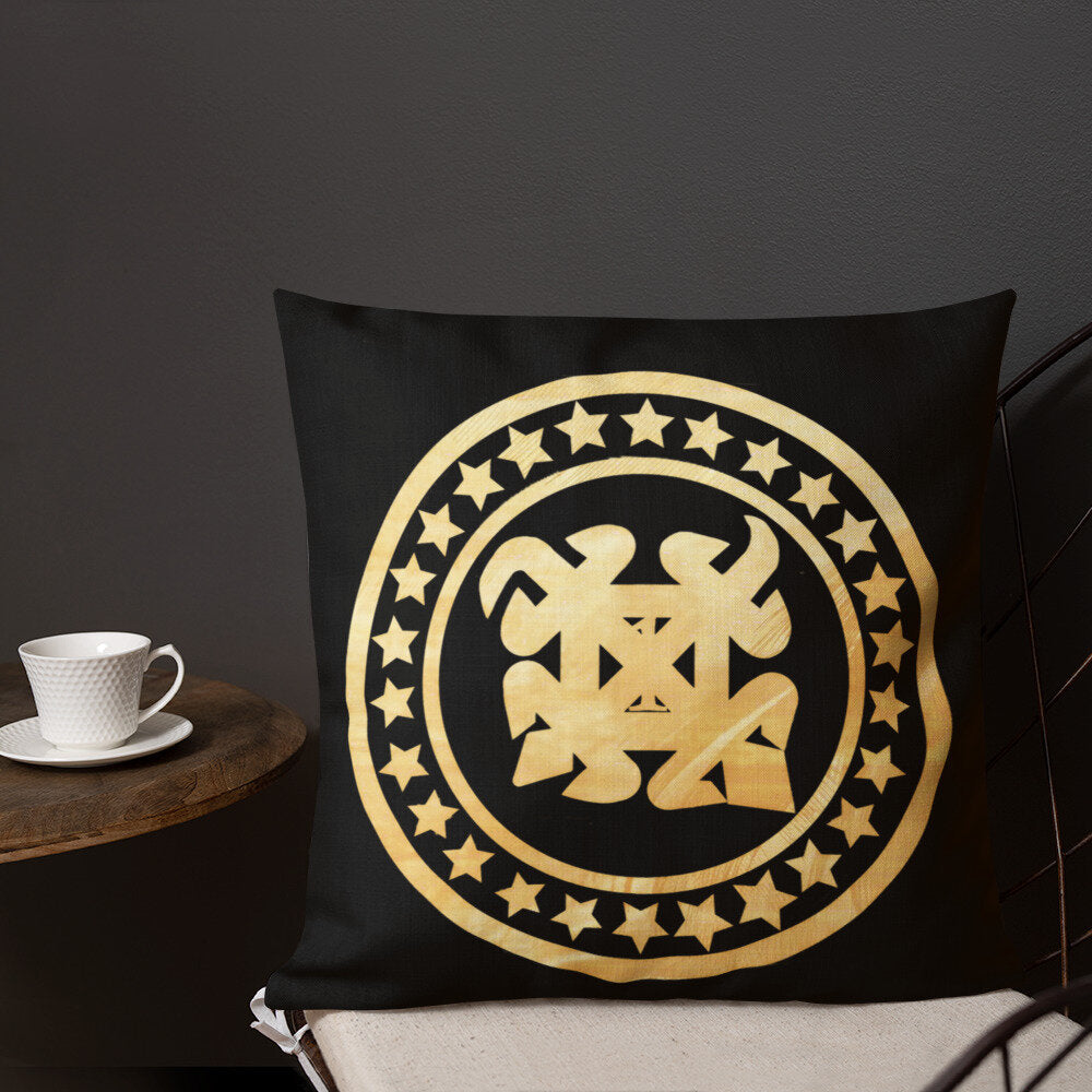 Chosen Black and Gold luxurious Pillow