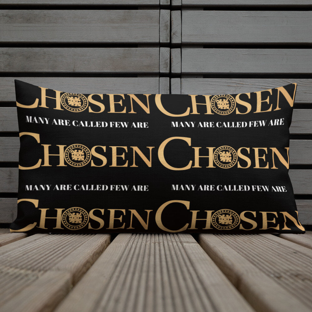 Chosen Black and Gold luxurious Pillow