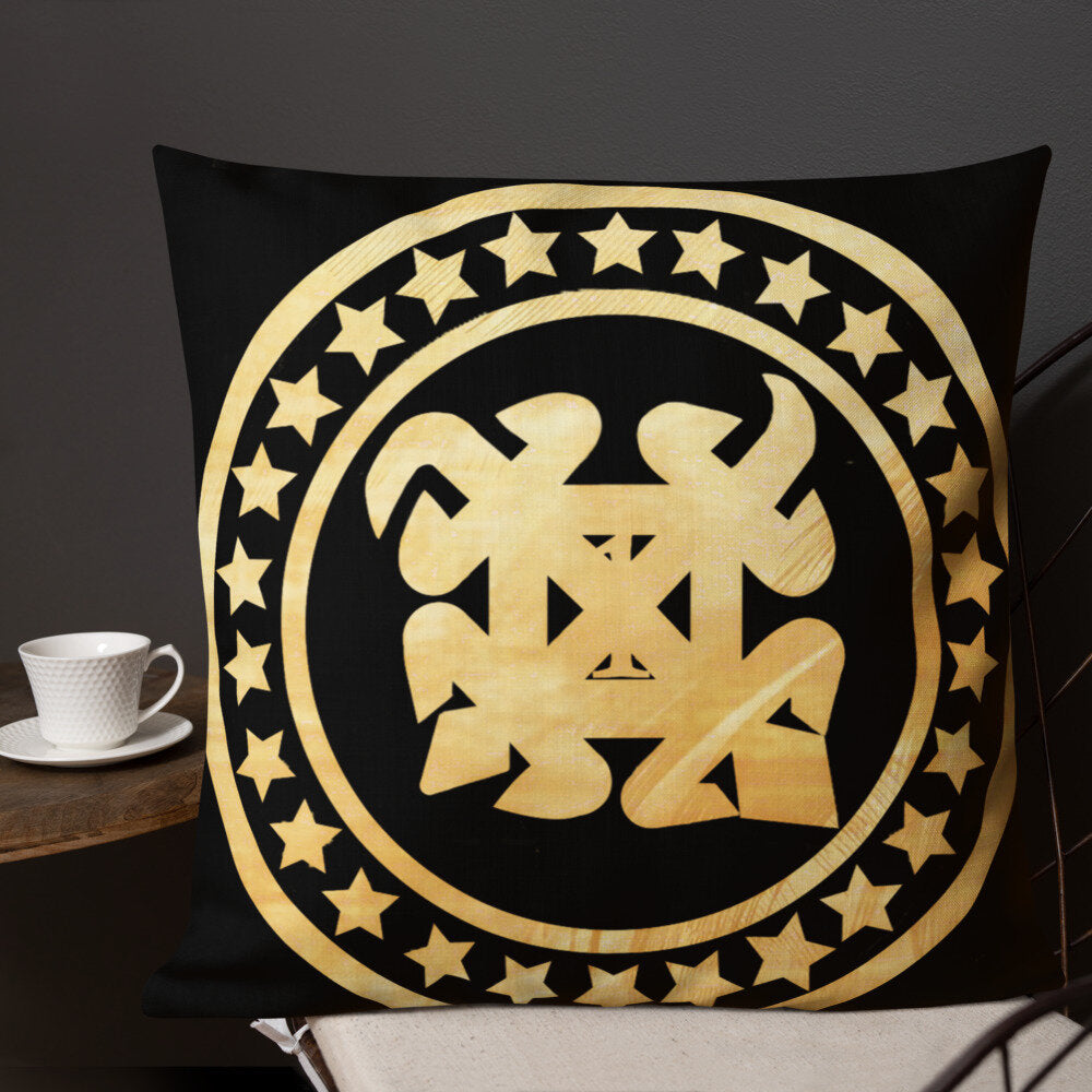 Chosen Black and Gold luxurious Pillow