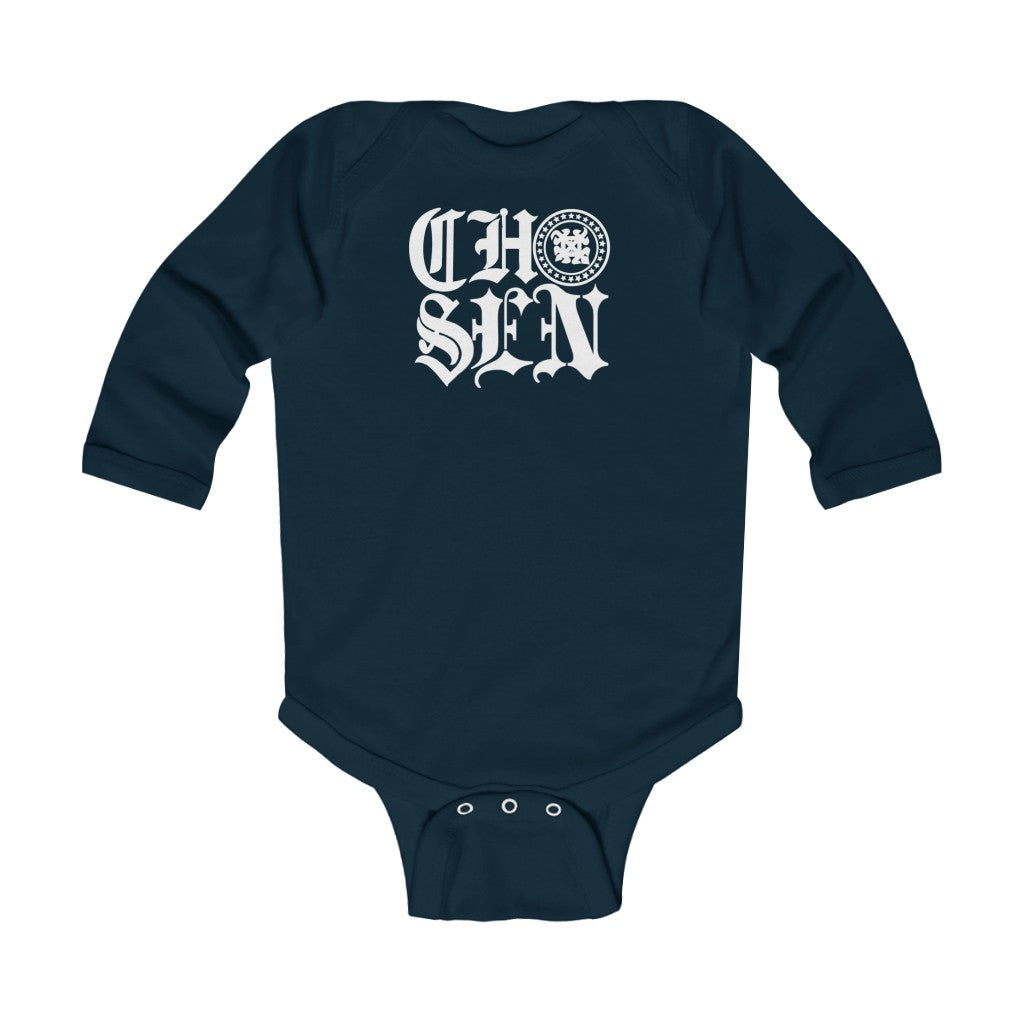 Chosen Old English Infant Long Sleeve Bodysuit