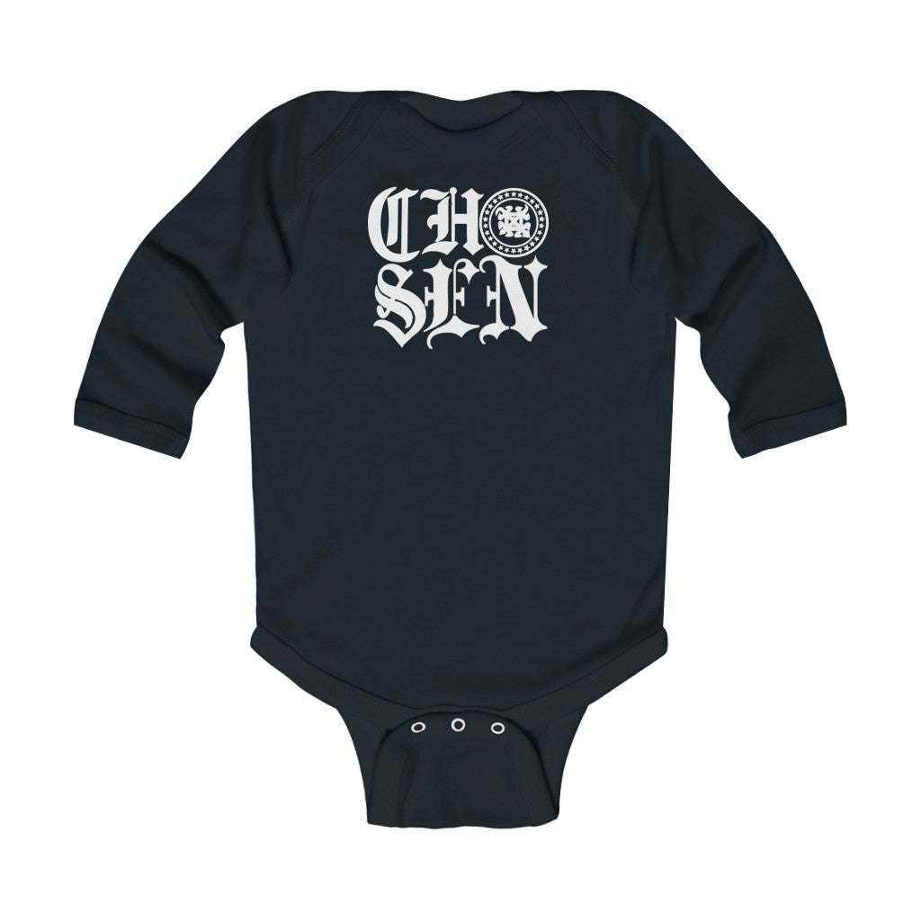 Chosen Old English Infant Long Sleeve Bodysuit