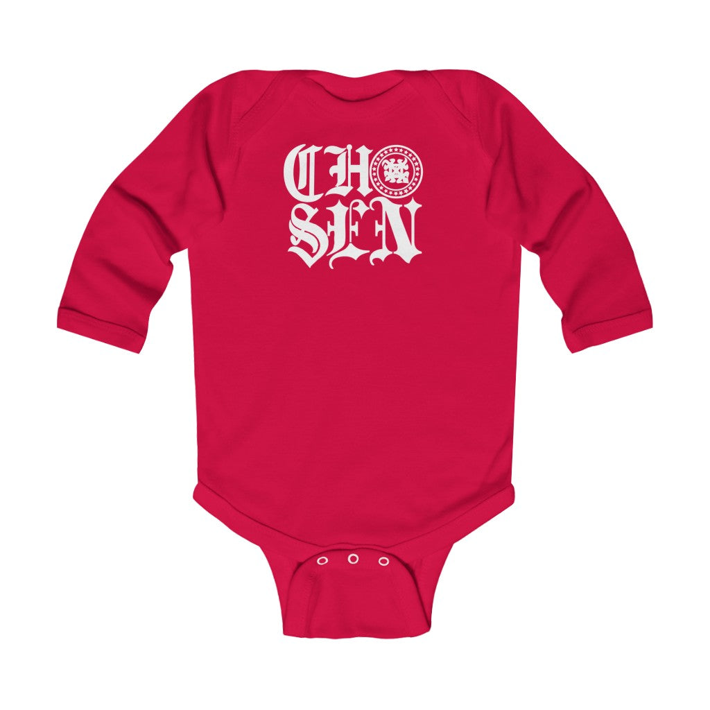 Chosen Old English Infant Long Sleeve Bodysuit